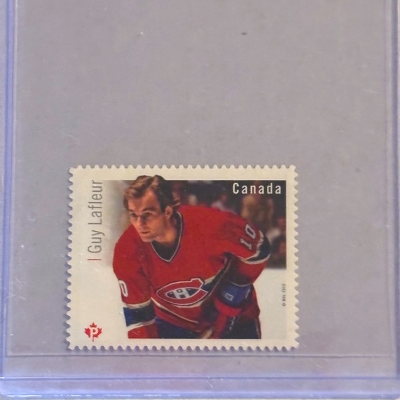 ❤️10/$10❤️ Guy Lafleur Montreal Canadiens Canada Post Hockey Stamp - Picture 1 of 2
